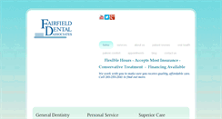 Desktop Screenshot of fairfielddentalassociates.com
